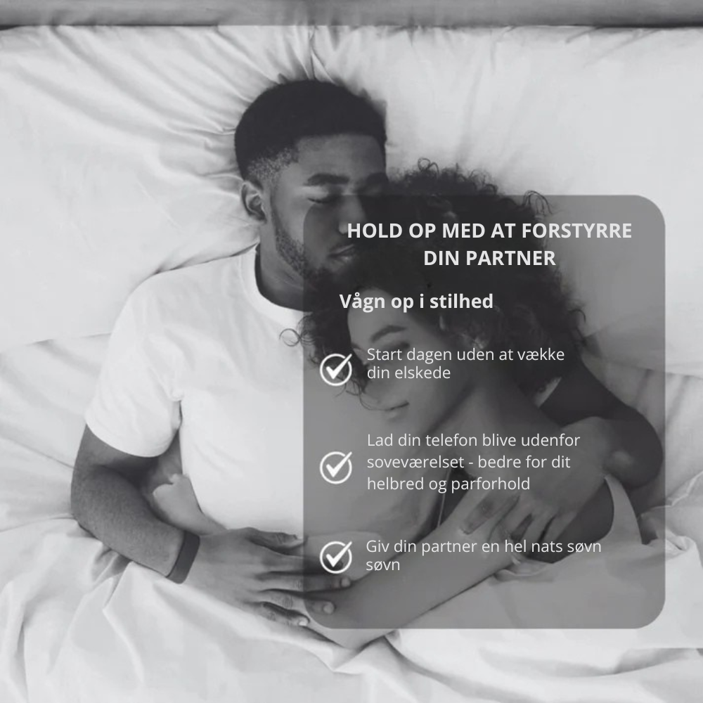 SilentRise™ | Den smarte vibrerende vækkeur til dybdesovere🌙