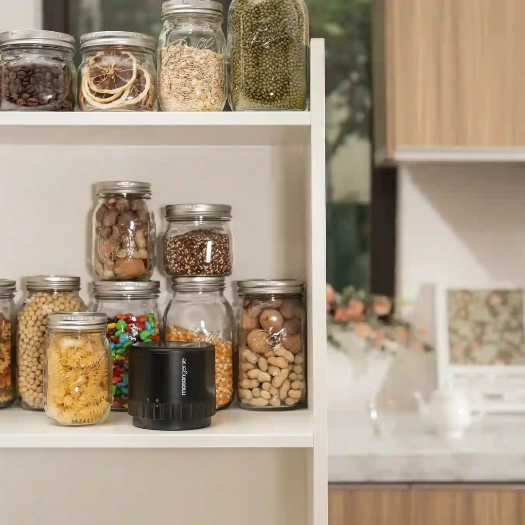 MasonGenie™ | Ubesværet vakuumforsegling for friskhed og bekvemmelighed