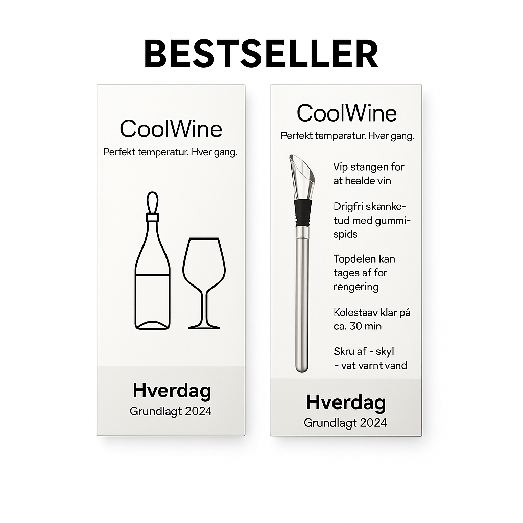 CoolWine™ | Perfekt serveringstemperatur. Hver gang.