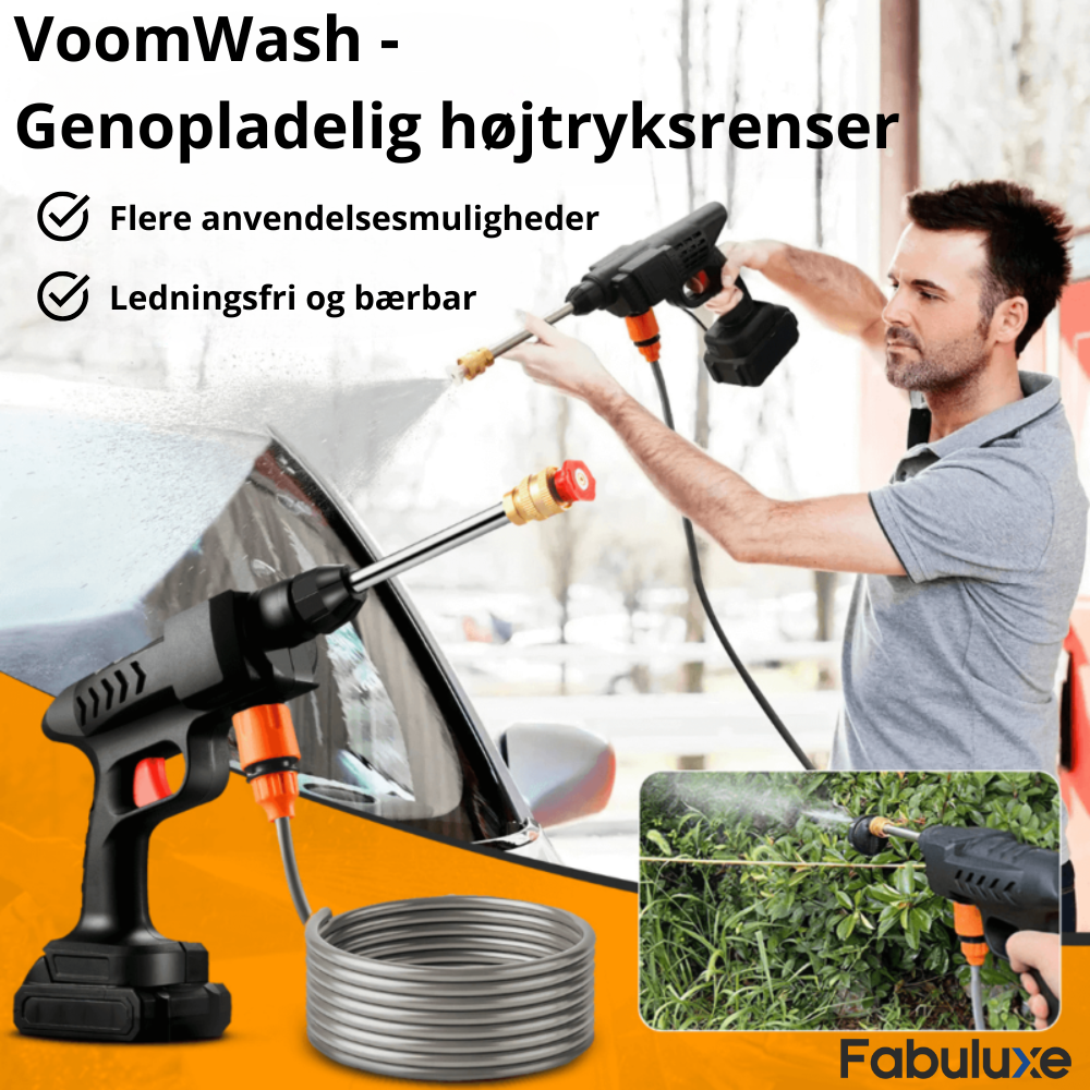 VoomWash™ | Genopladelig højtryksrenser