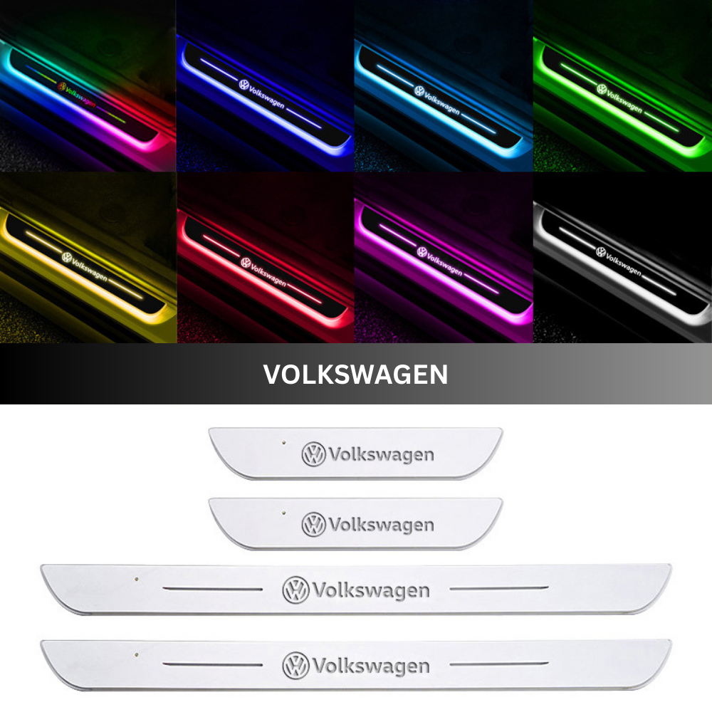 IllumiDrive™ | LED-indstigningslys til bil – magnetisk montering & skiftende farver med dit logo