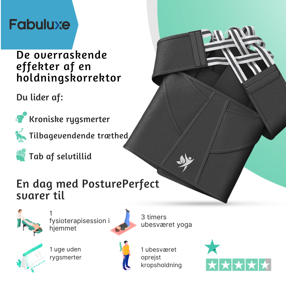 PosturePerfect™ | Korrigerer kropsholdning og lindrer rygsmerter