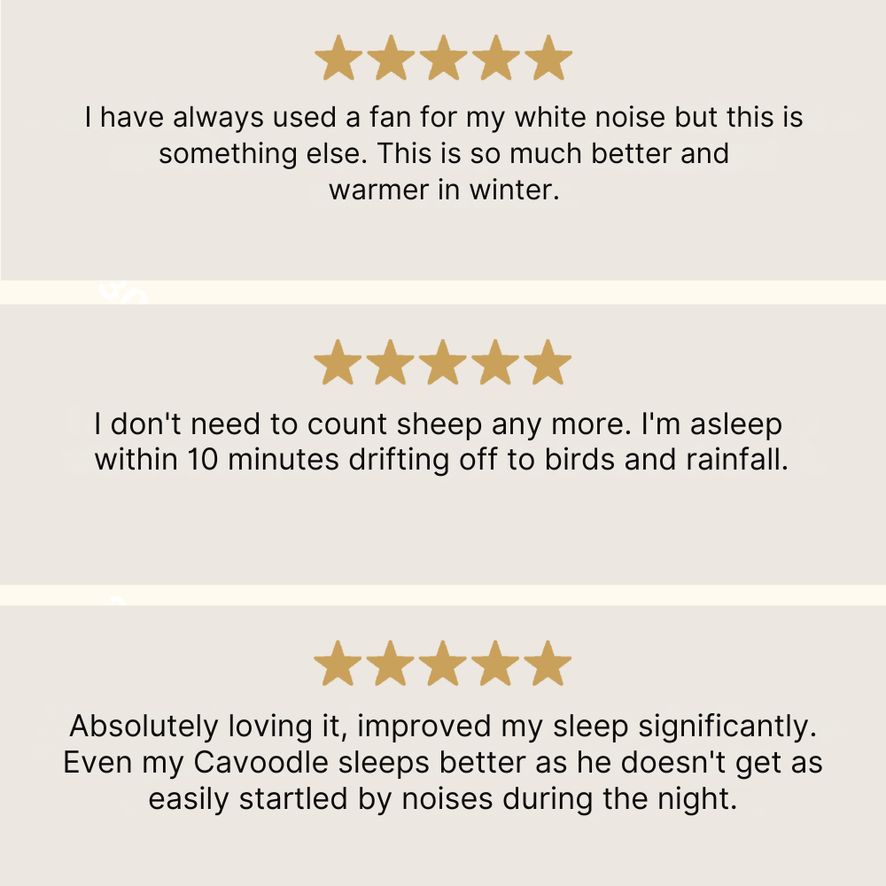 Slumbr™ | Søvn Hvid Støjmaskine til Voksne