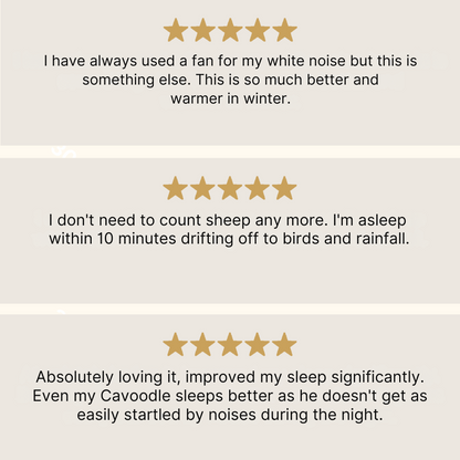 Slumbr™ | Søvn Hvid Støjmaskine til Voksne