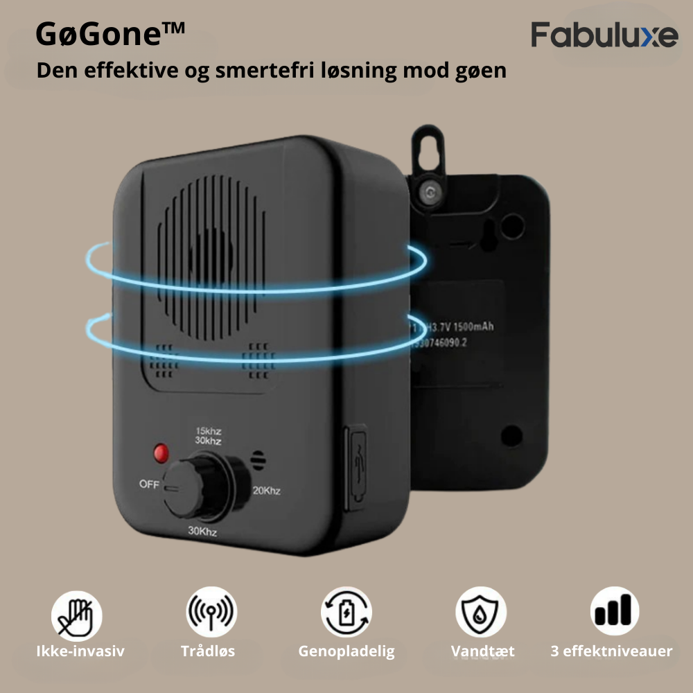 GøGone™ | Den humane løsning på gøen