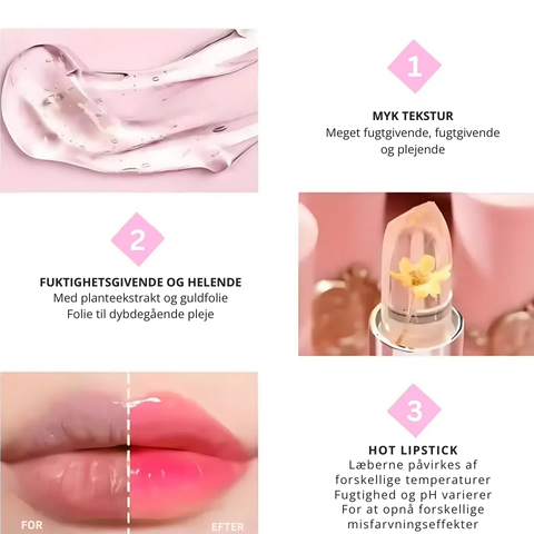 LipBlossom™ | Luksuriøs læbestift med krystallblomst