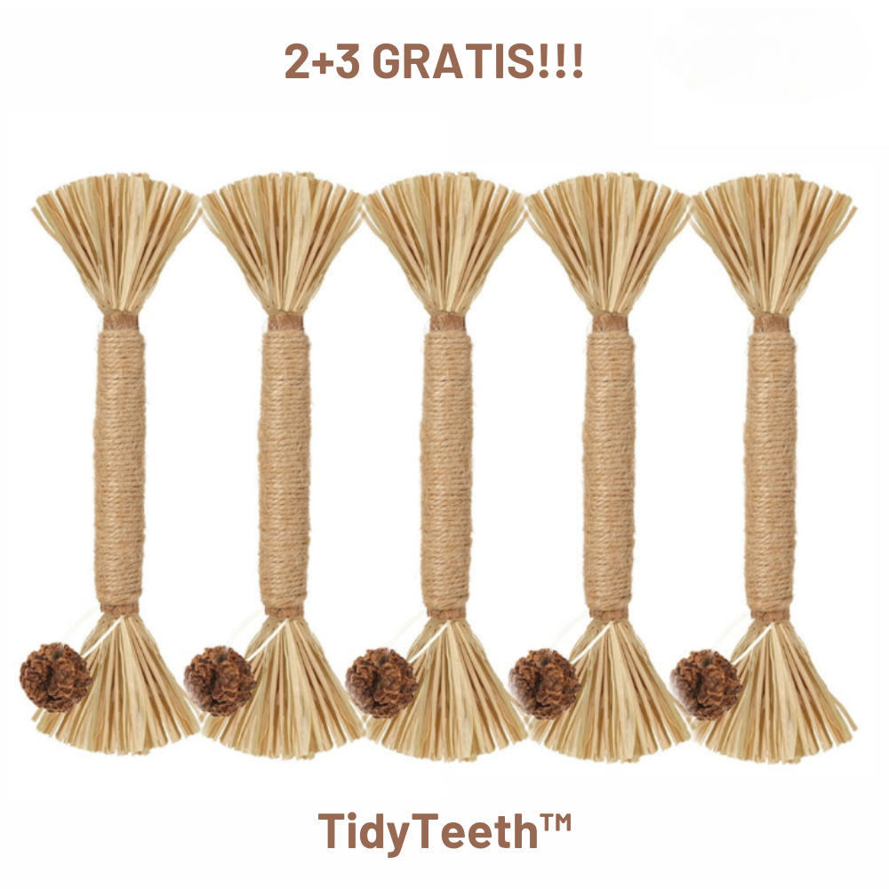 TidyTeeth™ | Naturlig Silvervine Stick tyggelegetøj til katte