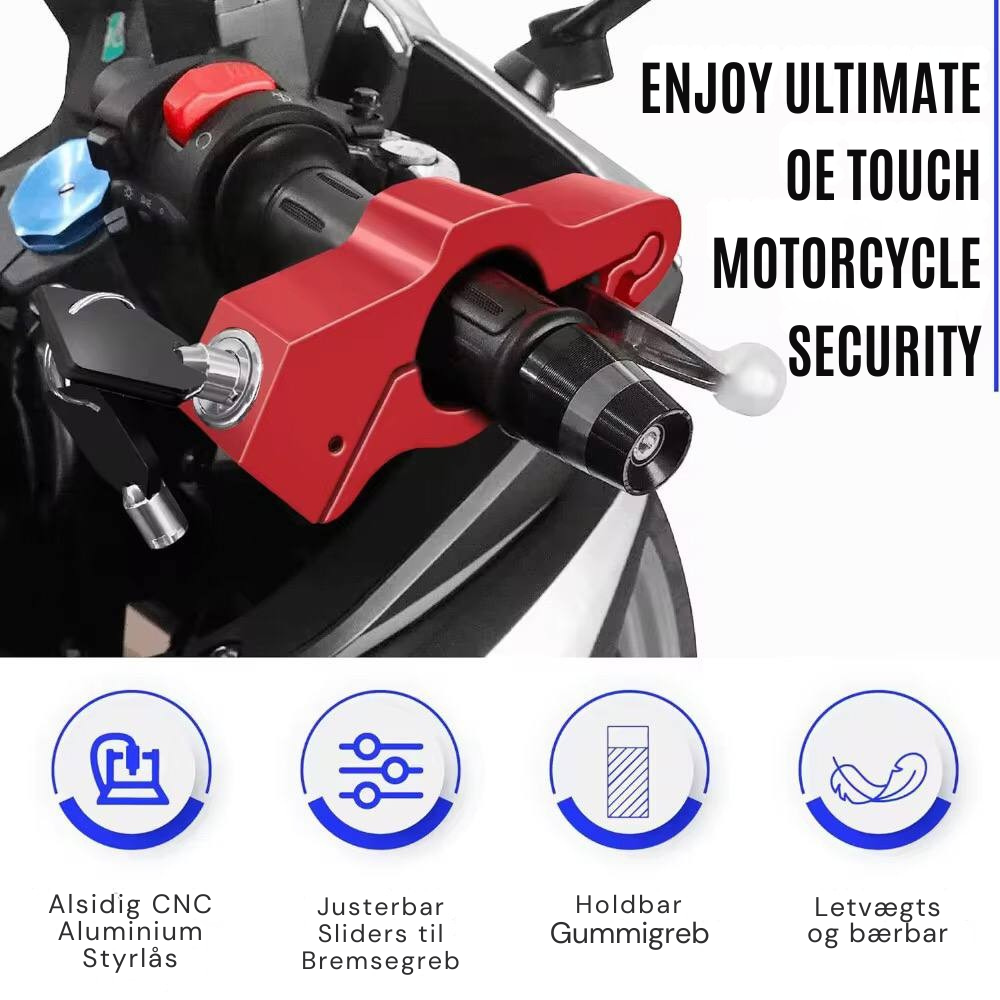 TurboLock™ | Den ultimative sikkerhed til din motorcykel - beskyt den på få sekunder