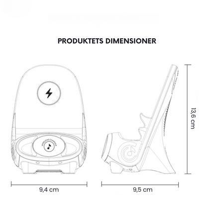 WirelessLounge™ | Smart Mini-Stol til Opladning og Underholdning