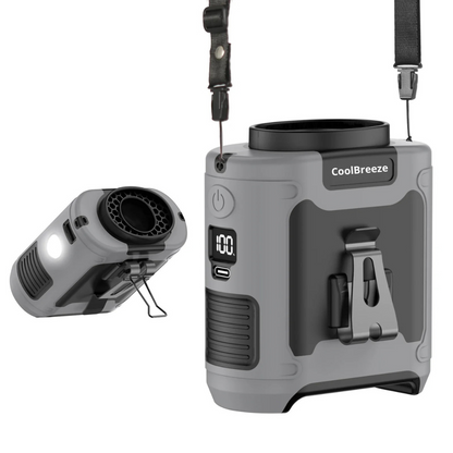 CoolBreeze™ | Taljevifte & 10000mah Power Bank 2 i 1