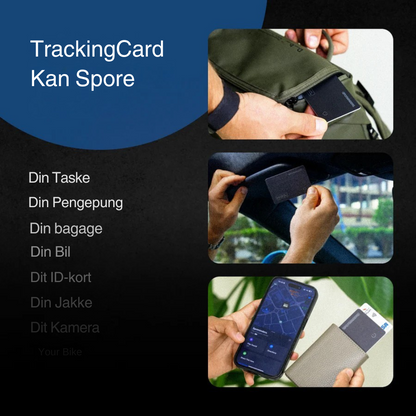 TrackingCard™ | Verdens bedste GPS-tracker (i din pung)