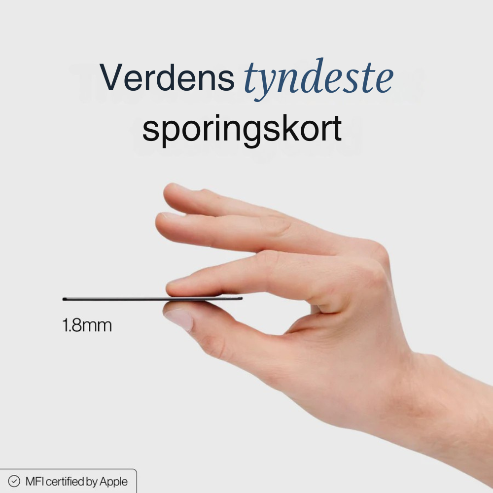 TrackingCard™ | Verdens bedste GPS-tracker (i din pung)