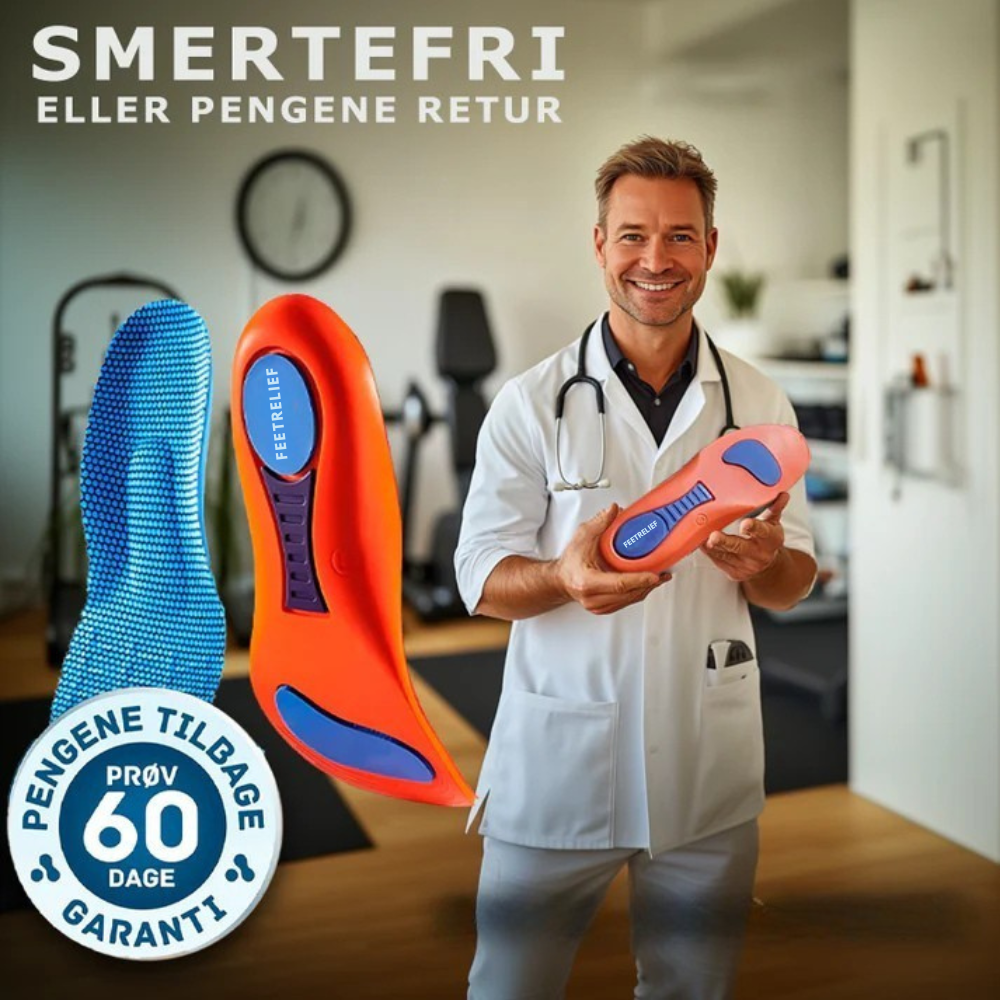 FeetRelief™ | Slip for fodsmerter – Uden dyre behandlinger eller unødvendige lægebesøg