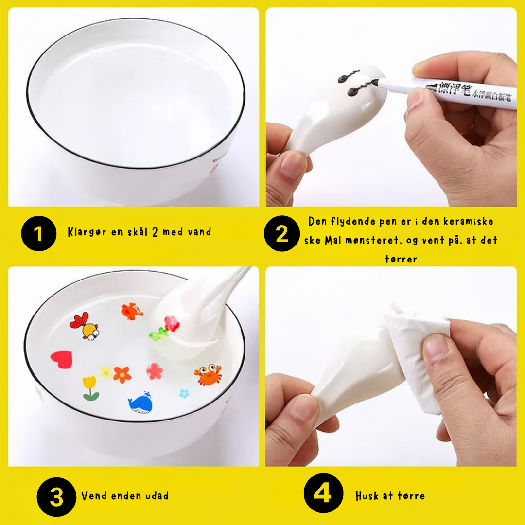 KiddoPen™ | 12-delt sæt med sjove og kreative penne til børn