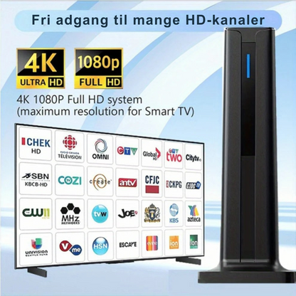 SkyLink™ 4K | Få gratis HD-kanaler uden kabel, smart-tv eller Wi-Fi