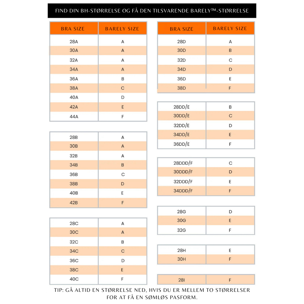 BARELY™ | Instant Lift & Boost, vaskbar og genanvendelig, Outfit Enhancer