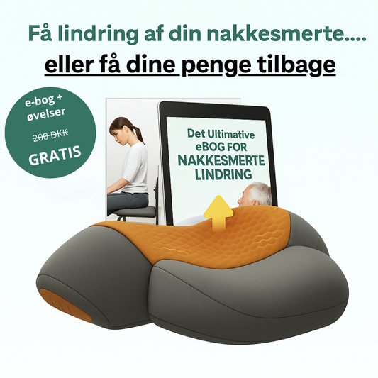 NeckFlow™ | Ergonomisk nakkemassager – Lindrer spændinger, reducerer stivhed og giver afslapning