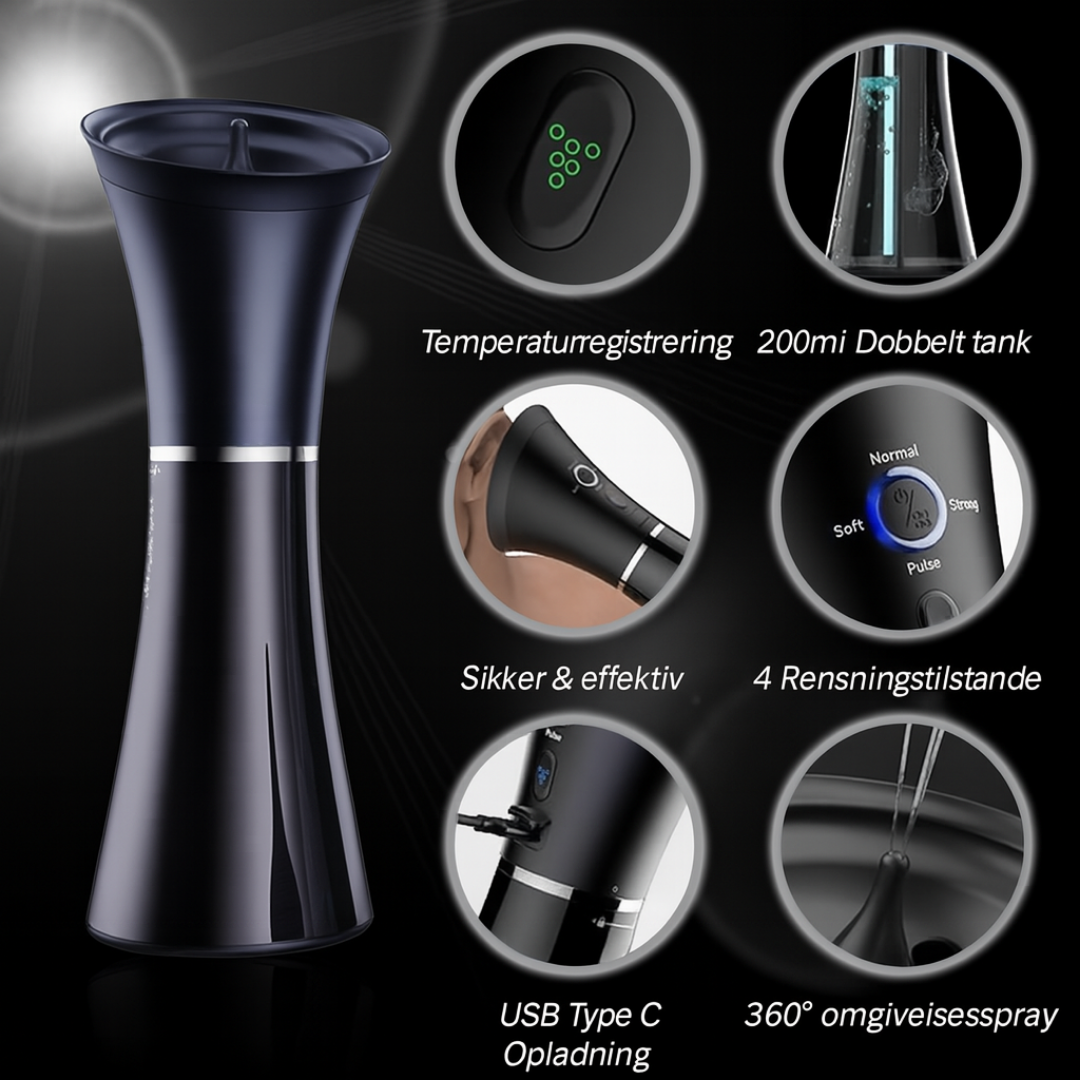 AuriClean™ | Elektrisk Ørevoksfjerningssæt