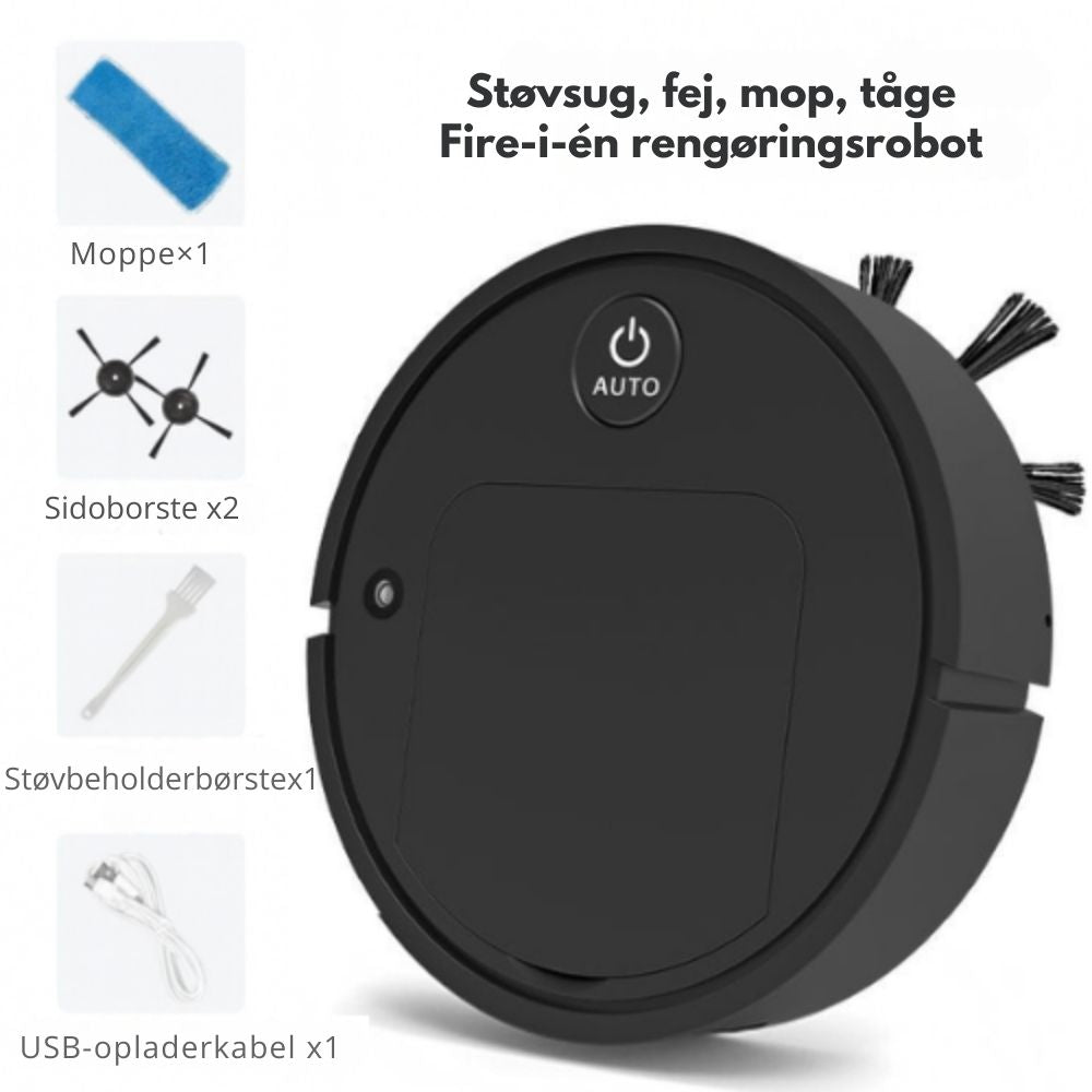 GlideClean™ | 4-i-1 robot der gør gulvet skinnende rent