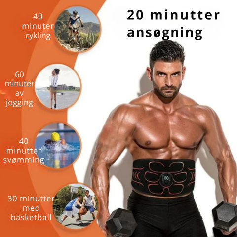 PerfectAbs™ | Elektronisk EMS muskelstimulerende træningsbælte