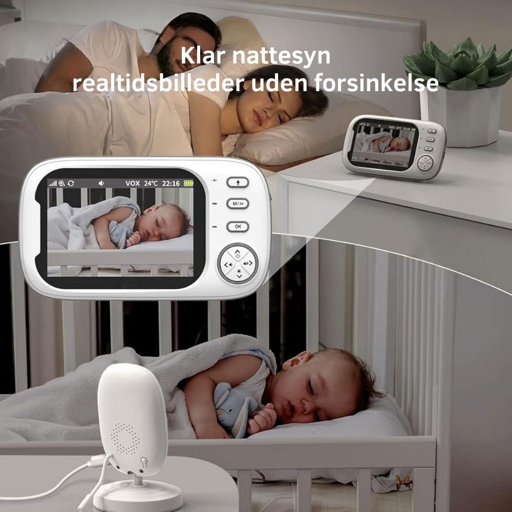 BabyView™ | Smart babyalarm – hold øje med dit barn, uanset hvor du er