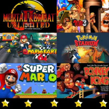 GameStickRetro™ | Genoplev din barndom med 20.000+ klassiske spil på ét sted