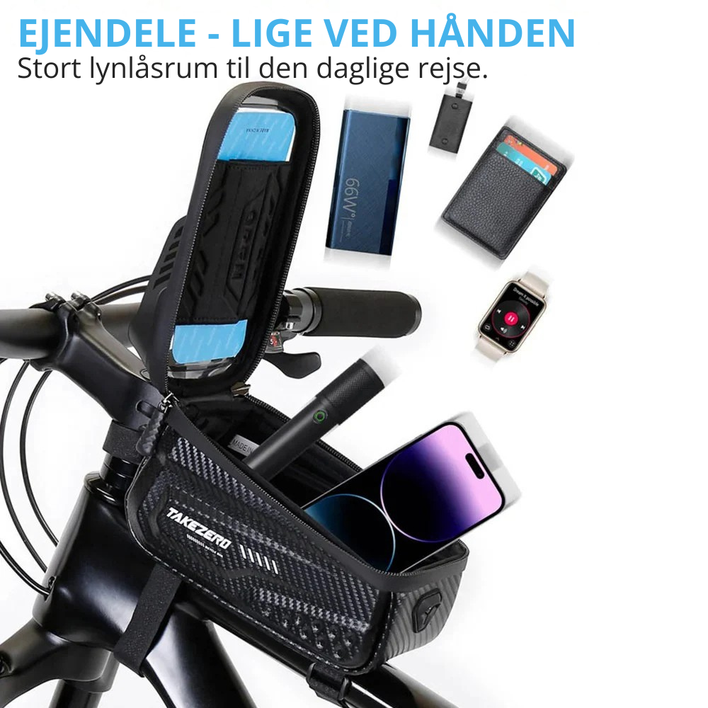 VeloDock™ | Professionel mobiltaske til cykling