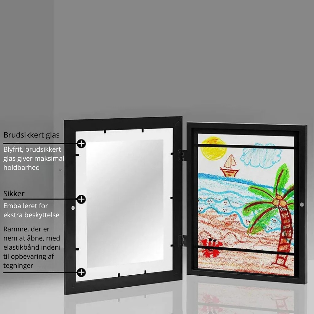 WonderWall™ | Gør dine børns tegninger til kunst – og gem minderne smukt