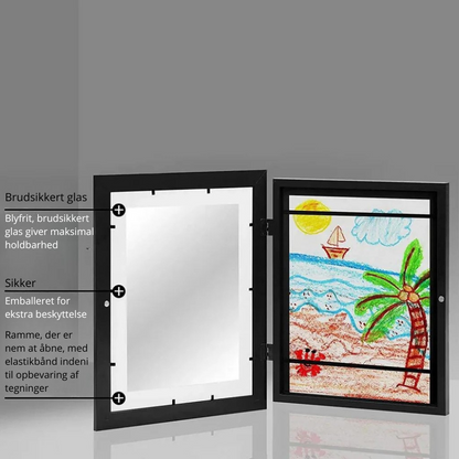 WonderWall™ | Gør dine børns tegninger til kunst – og gem minderne smukt