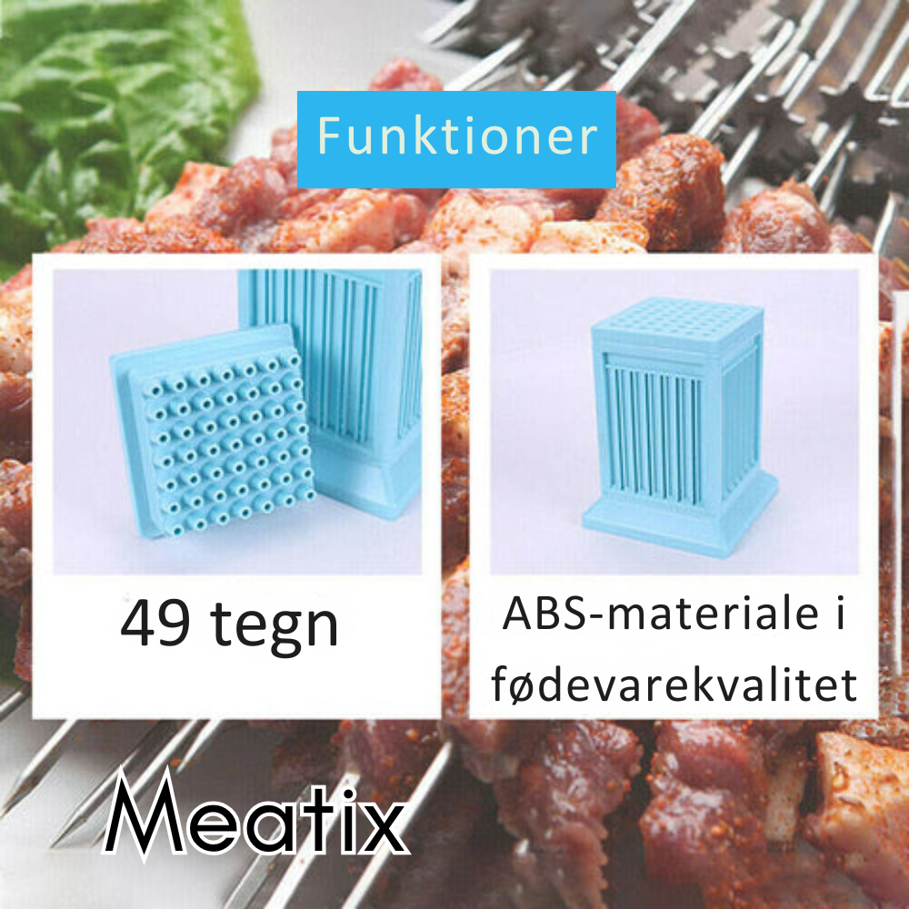 Meatix™ | BBQ Skewer Maker til perfekt formede kødspyd