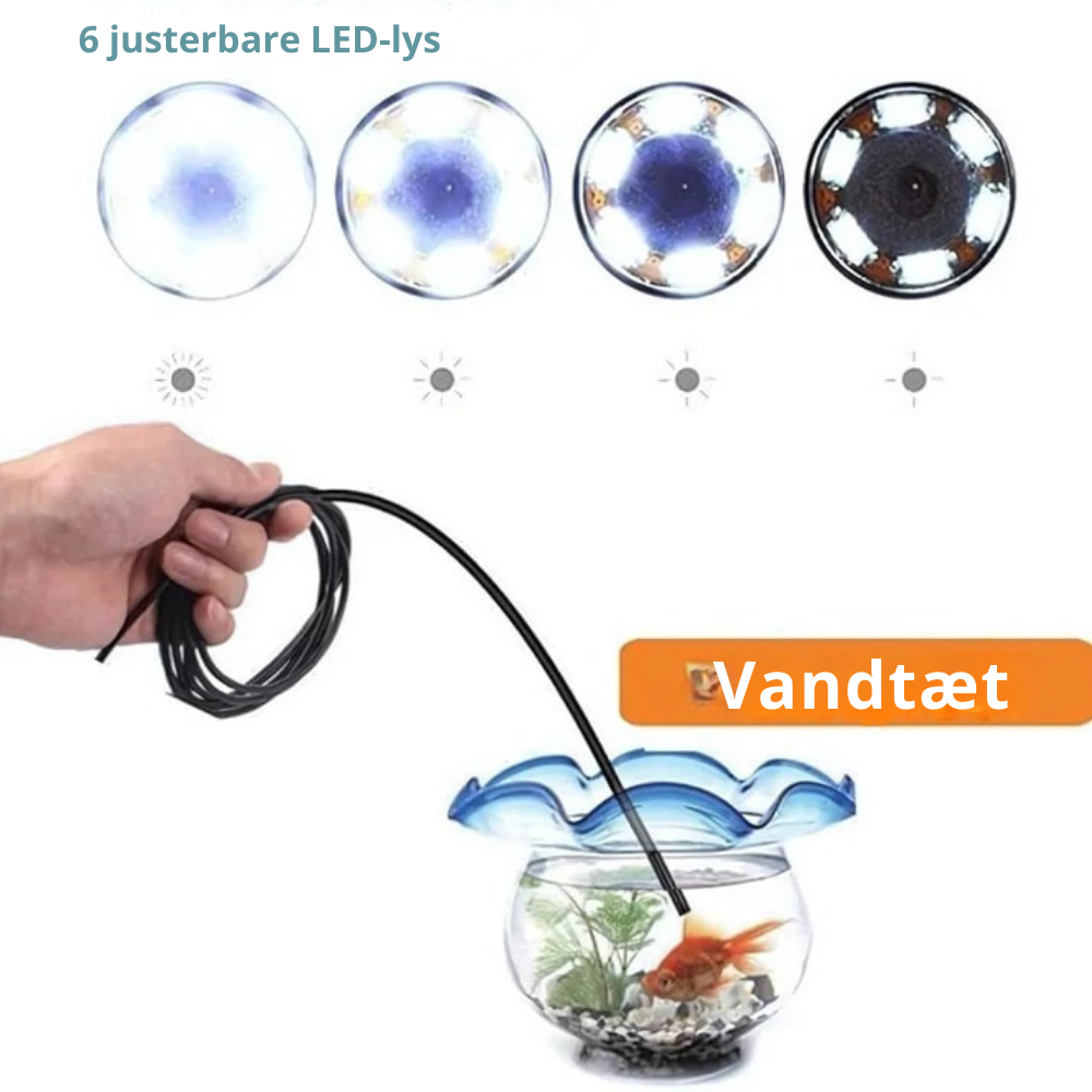 FlexiScope™ | Vandtæt endoskop med LED-belysning