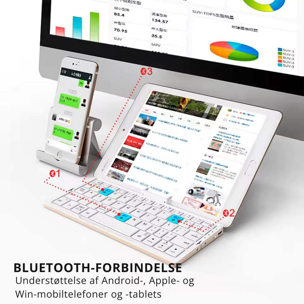 MiniKeys™ | Det bedste lille plug-in-keyboard nogensinde!