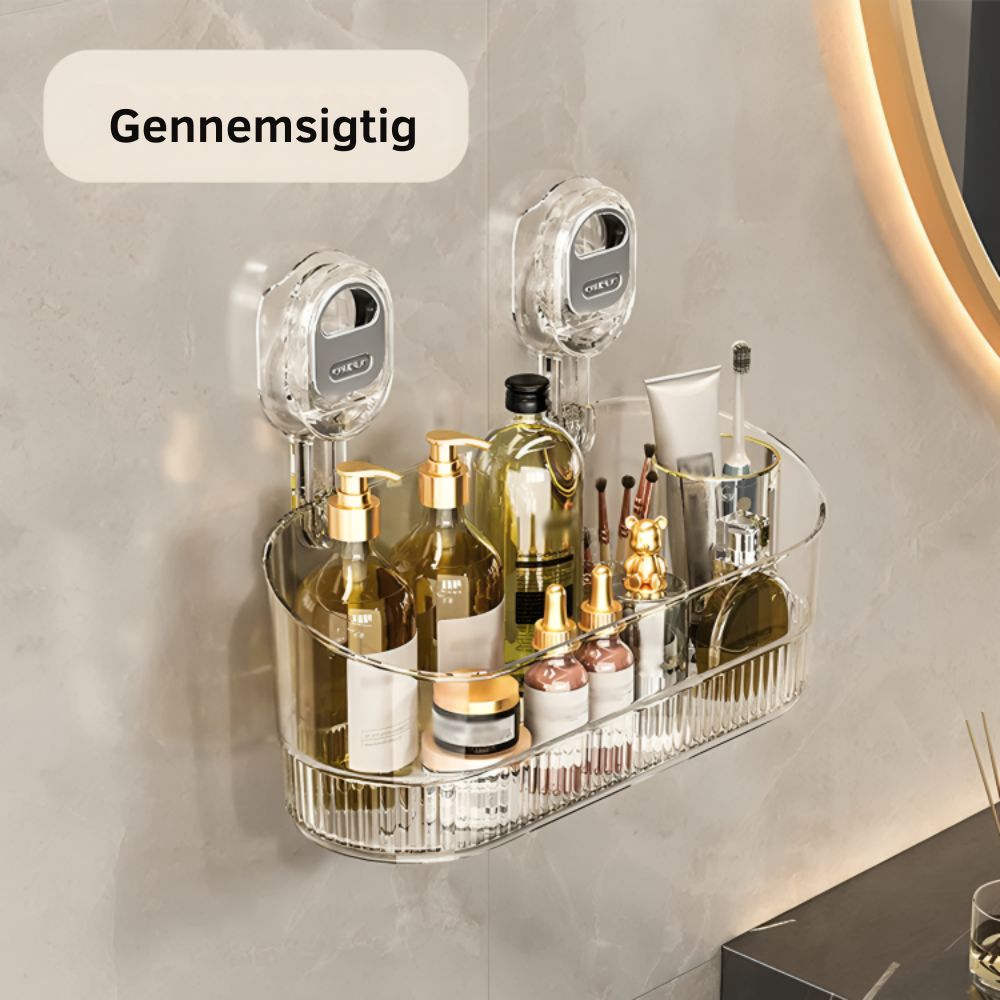 GripRack™ | Praktisk opbevaring uden boring – hold køkken og badeværelse ryddeligt