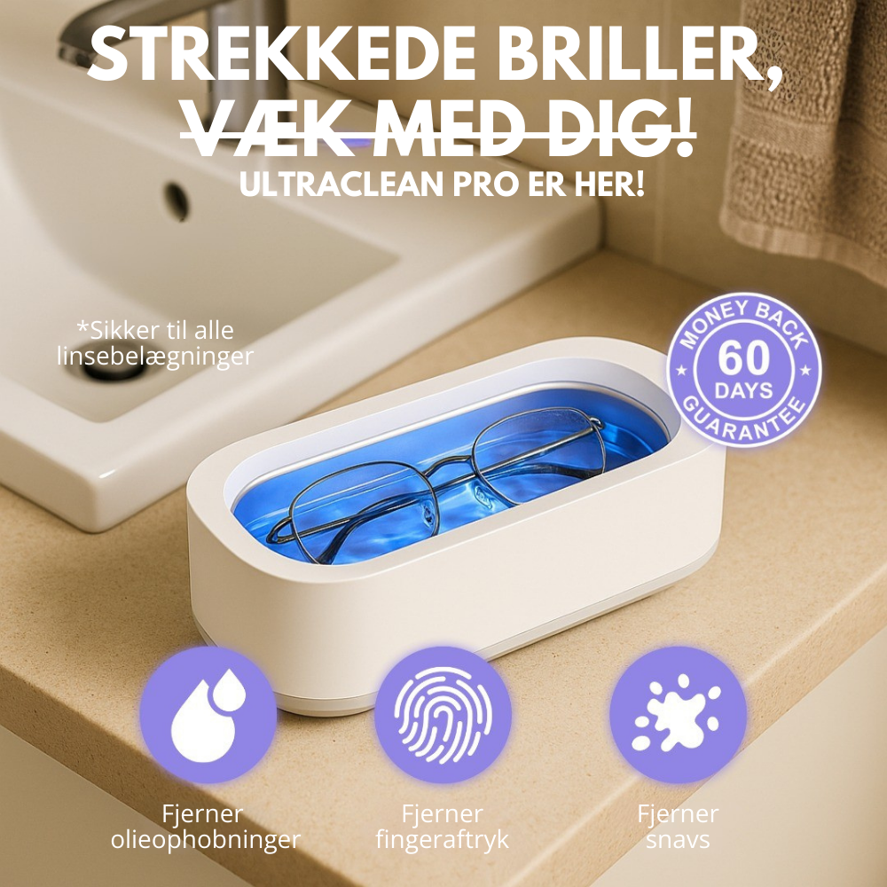 UltraClean Pro™ | Oplev krystalklare briller på få minutter