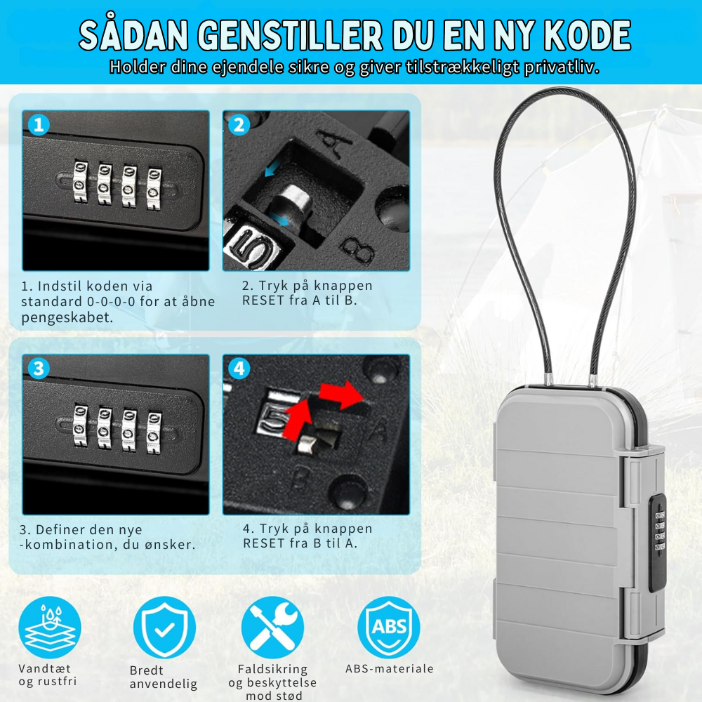 SafeBox™ | Den Bedste Sikkerhed For Dine Værdifulde Ejendele