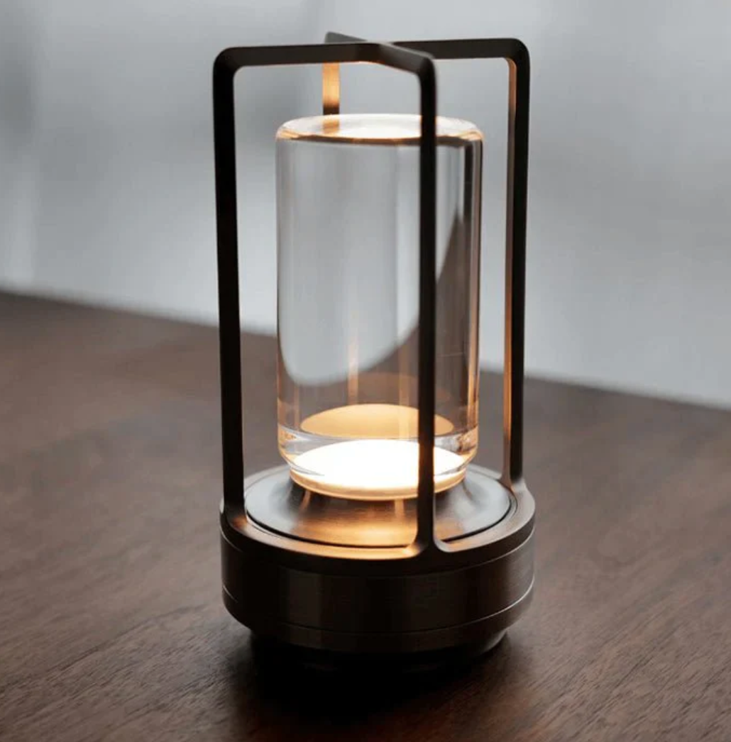 Éclat de Lune™ | Trådløs designlampe i krystal og metal