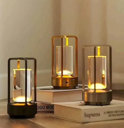 Éclat de Lune™ | Trådløs designlampe i krystal og metal