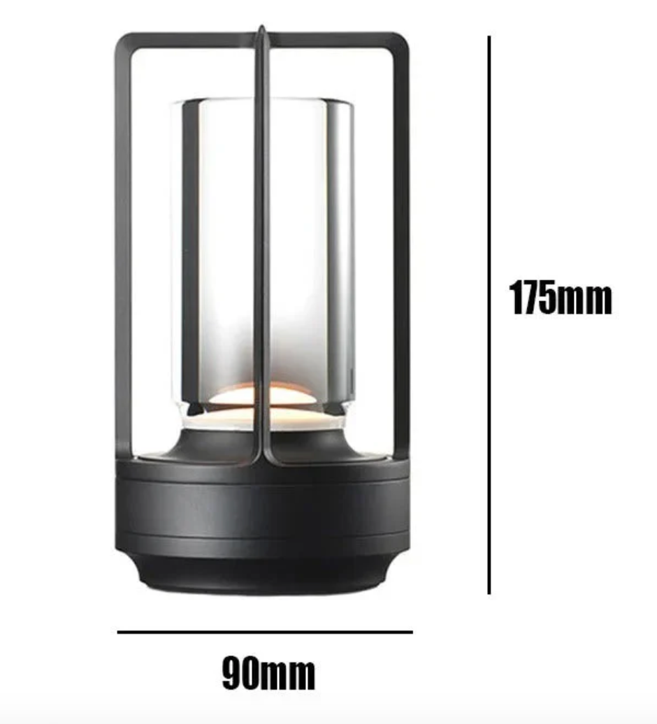 Éclat de Lune™ | Trådløs designlampe i krystal og metal