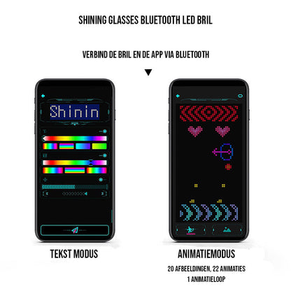 LEDsLook™ | Neonfarvede solbriller med Smilys