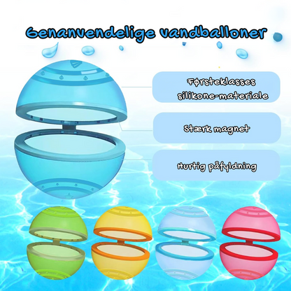 SplashFun™ | Magnetiske Genanvendelige Vandballoner