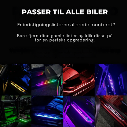 IllumiDrive™ | LED-indstigningslys til bil – magnetisk montering & skiftende farver med dit logo