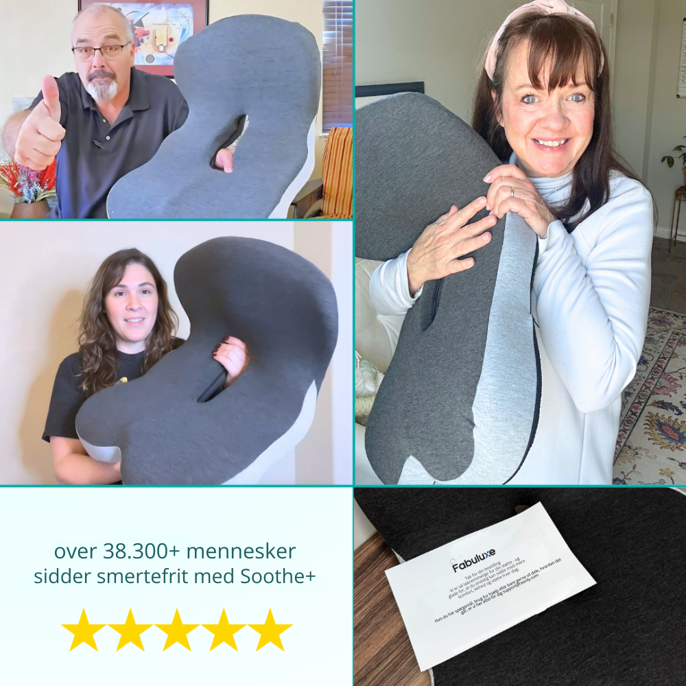 SootheSeat™ | Sid bedre, lev lettere – ergonomisk støtte, hvor du har mest brug for det