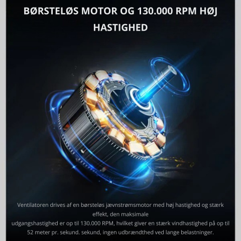 TurboClean™ Pro | Blæs nemt støv og snavs væk