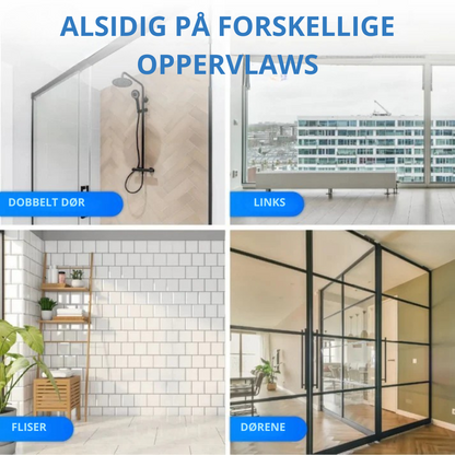 WindowSweep™ | Vinduesrobot Automatisk rengøring med sensorer og vandspray