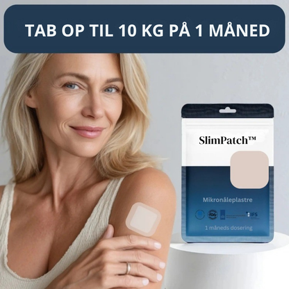 SlimPatch™ | Tab kiloene let – mens du lever dit liv