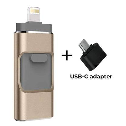 MemoKey™ | 4 i 1 USB-hukommelse - lynhurtig billedoverførsel