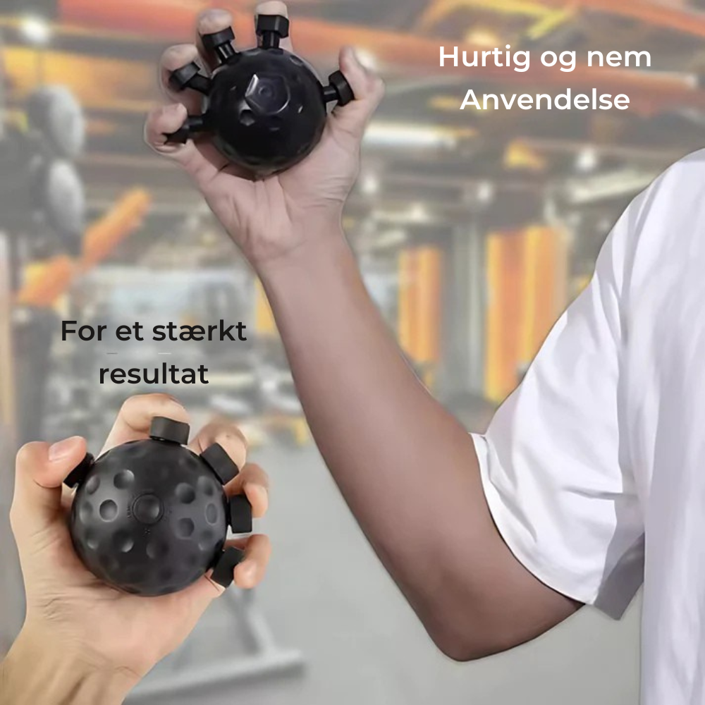 GripBall™ | Styrker dine håndmuskler betydeligt og afhjælper stress i hverdagen.
