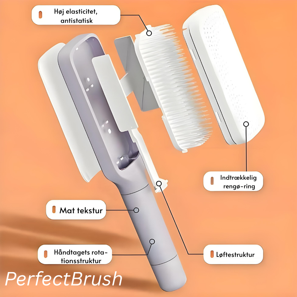 PerfectBrush™ | Selvrensende hårbørste til ubesværet hårpleje