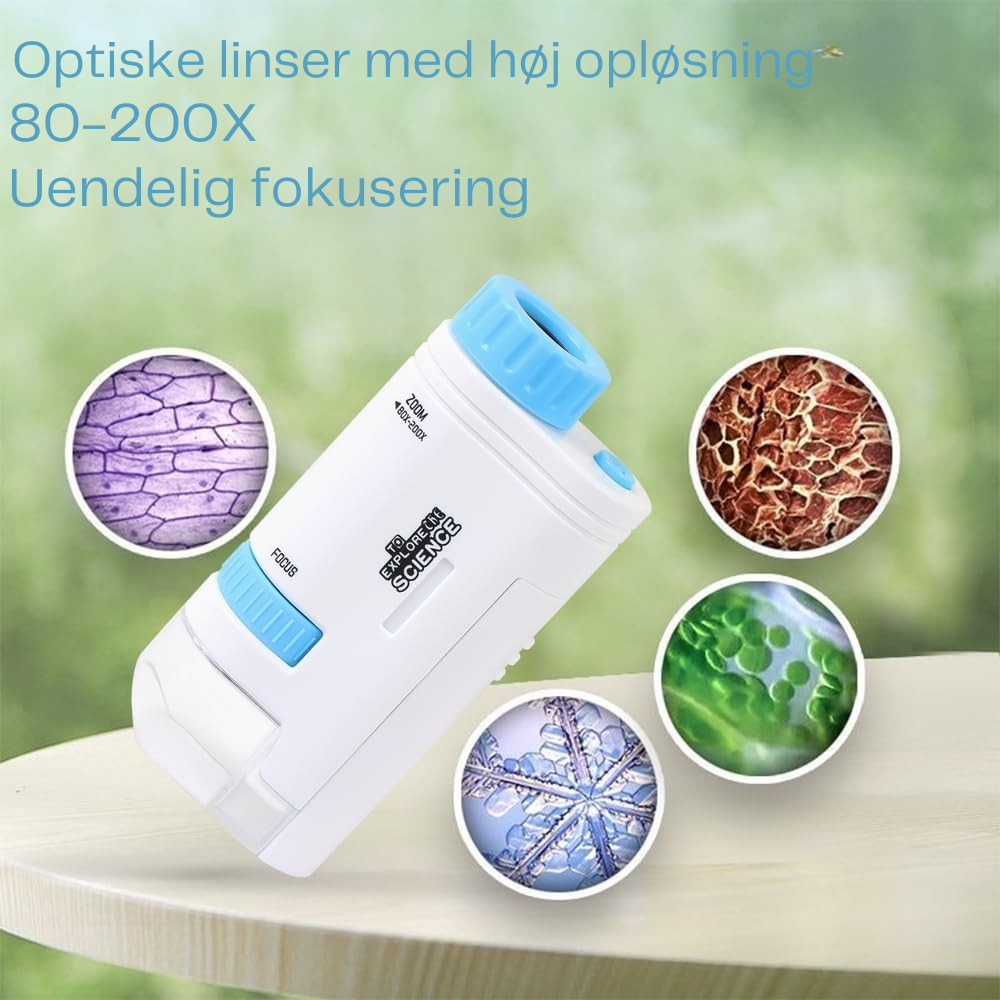 MiniScope™ | Udforsk videnskabens verden med dette kompakte mikroskop
