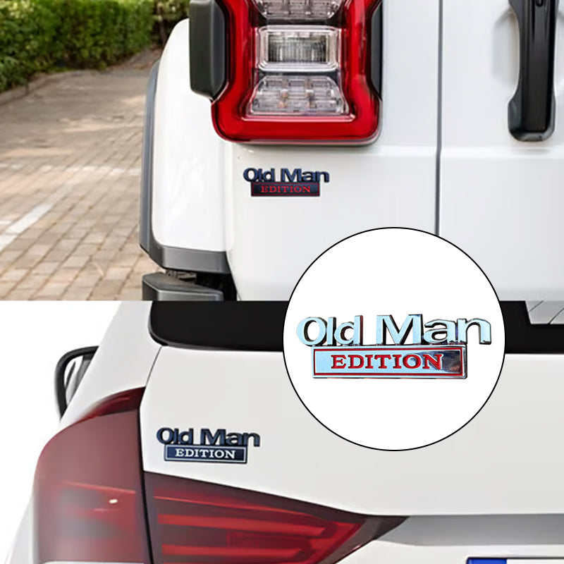 OldManEdition™ | Sjovt badge til bilen